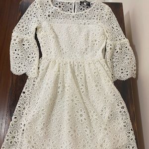 White Sibley floral dress